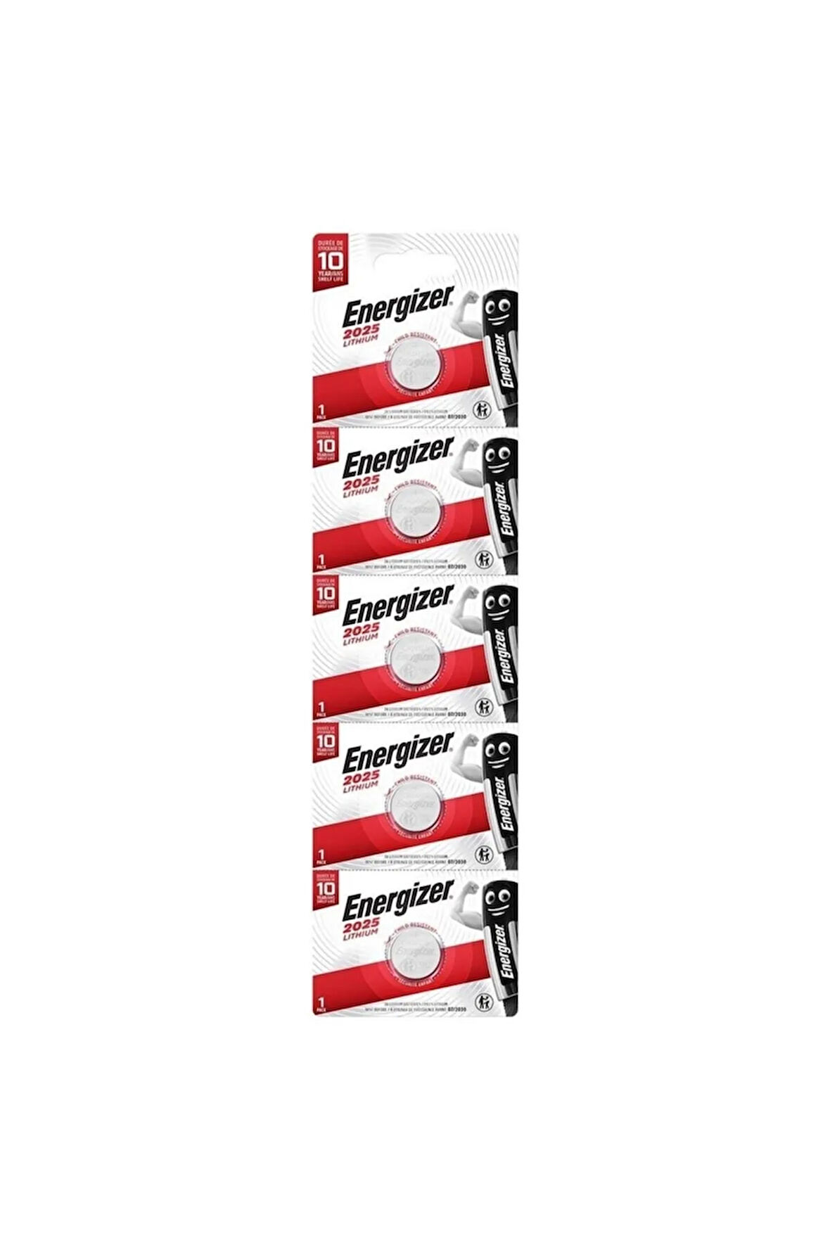 Energizer Cr2025 3v Lityum Para Pil 5'li Ambalaj