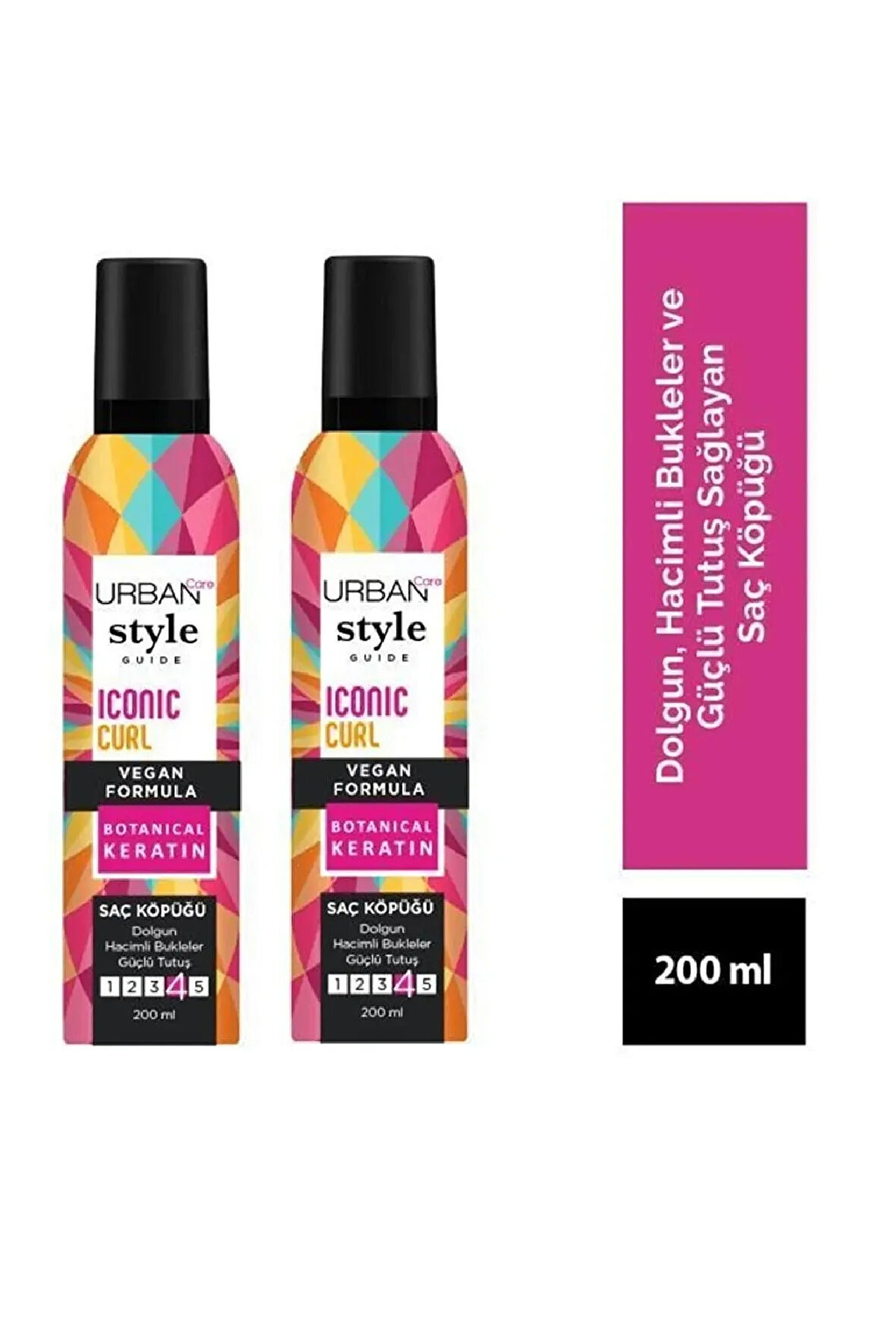 Style G.köpük Iconıc Curl Güçlü Tutuş 200ml X 2 Adet