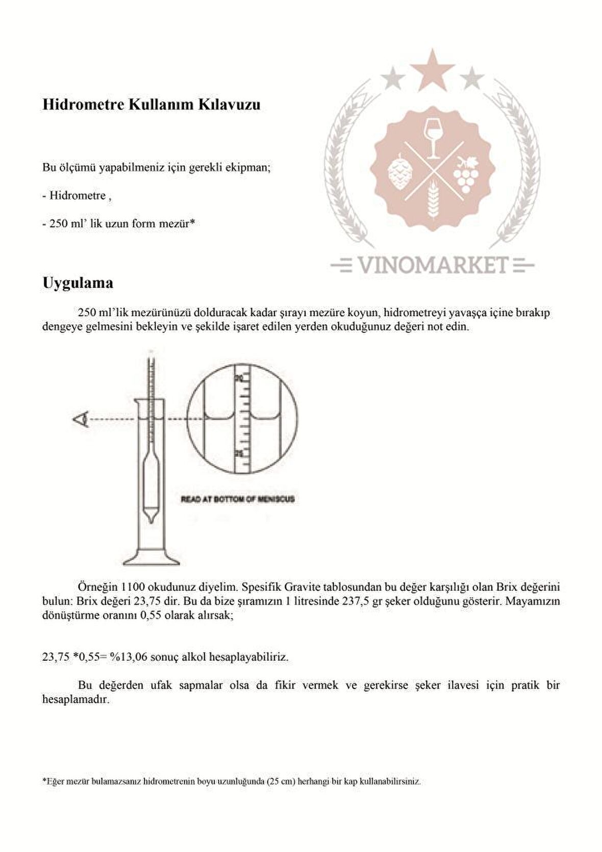 Hidrometre 990 - 1170