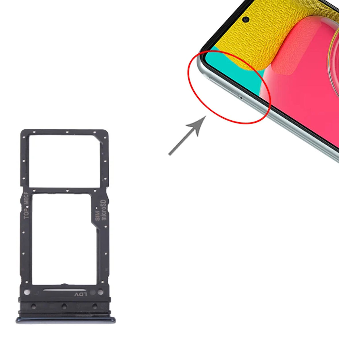 Samsung Uyumlu Galaxy M53 Sim Kart Tepsisi SM-M536B