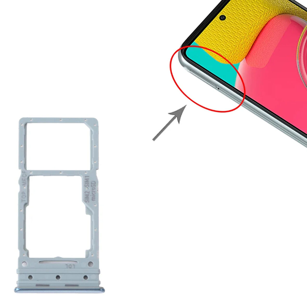 Samsung Uyumlu Galaxy M53 Sim Kart Tepsisi SM-M536B