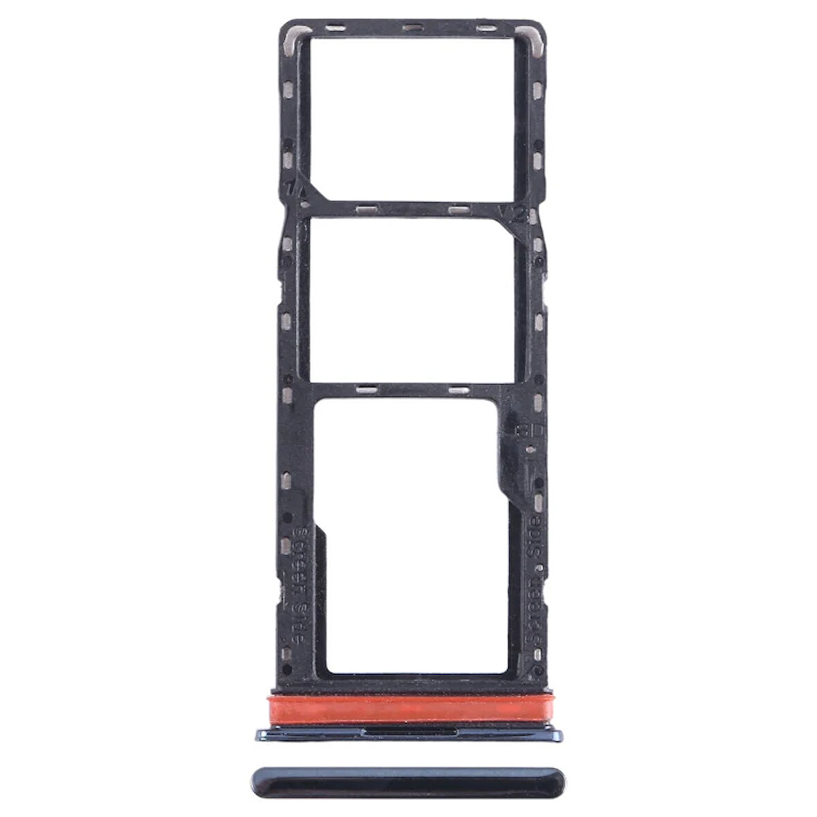 Tecno Uyumlu Spark 20 Pro Sim Kart Tepsisi KJ6 Siyah
