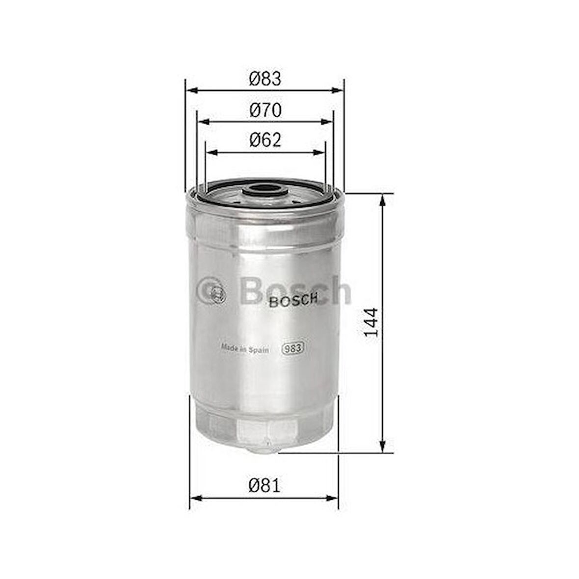 Bosch Mazot Filtresi Boxer 2,0hdi / 2,8hdi 1457434314