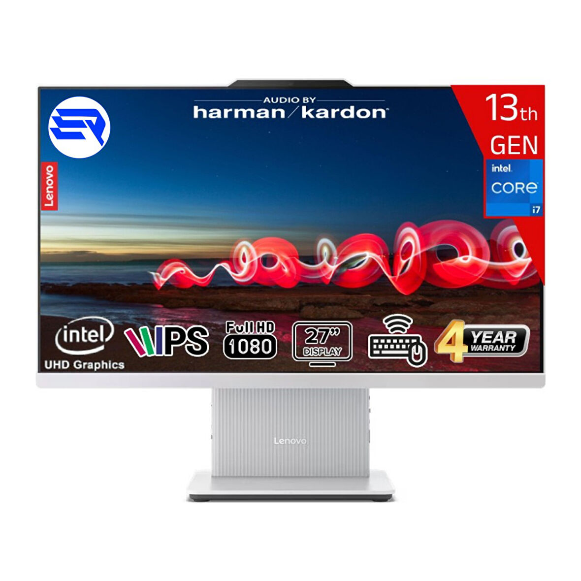 Lenovo Ideacentre All In One 27IRH9 I7-13620H 64GB Ram 2tb SSD 27'' Fhd Kablosuz Mouse + Klavye WIN11 Pro F0HM004JTREP11