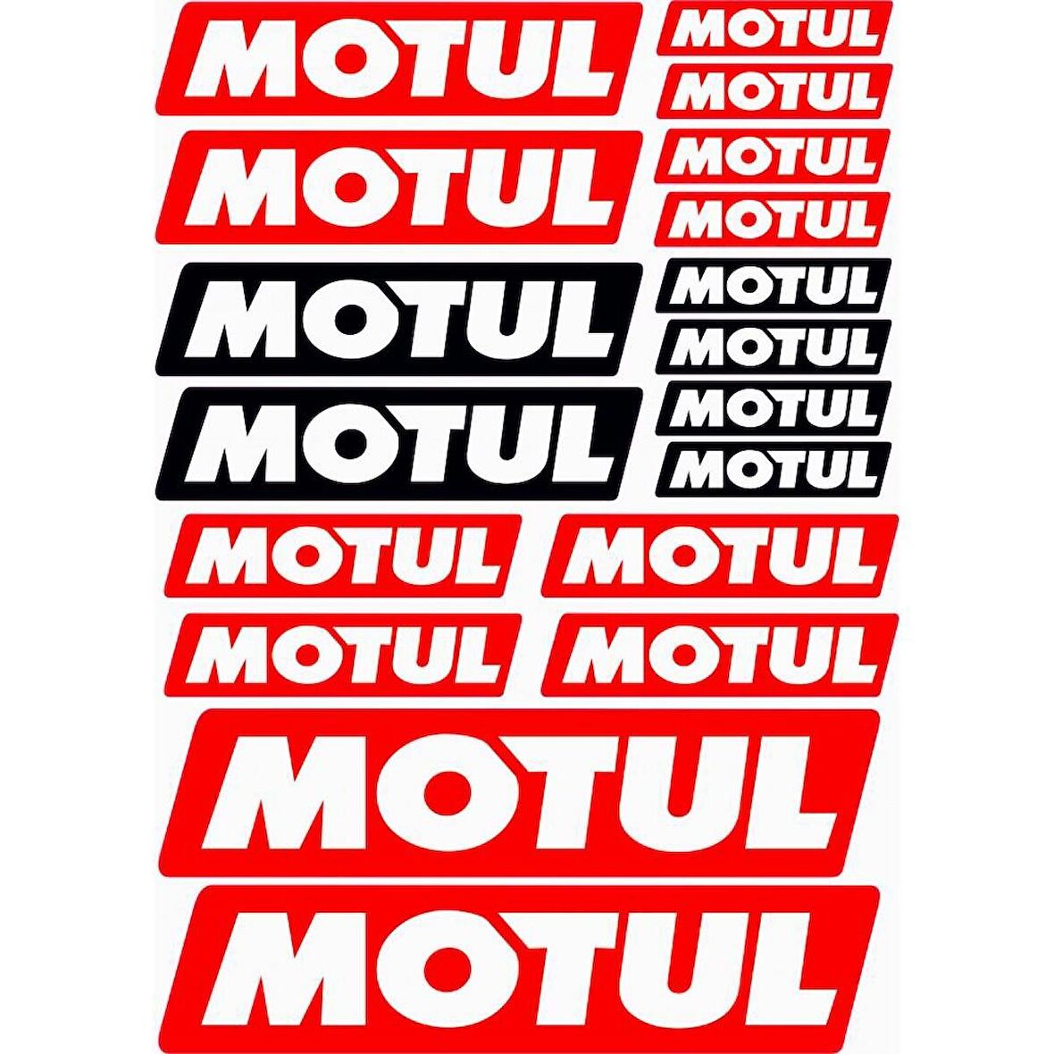 Motosiklet Sticker Motul 18 Parça A4 Boy