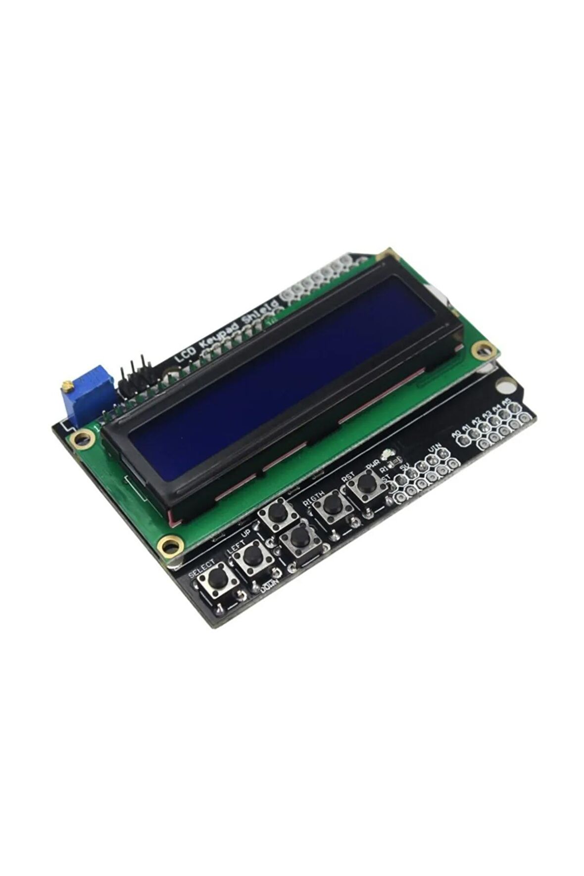 16x2 Lcd Ekran Ve Tuş Takımı -keypad Shield
