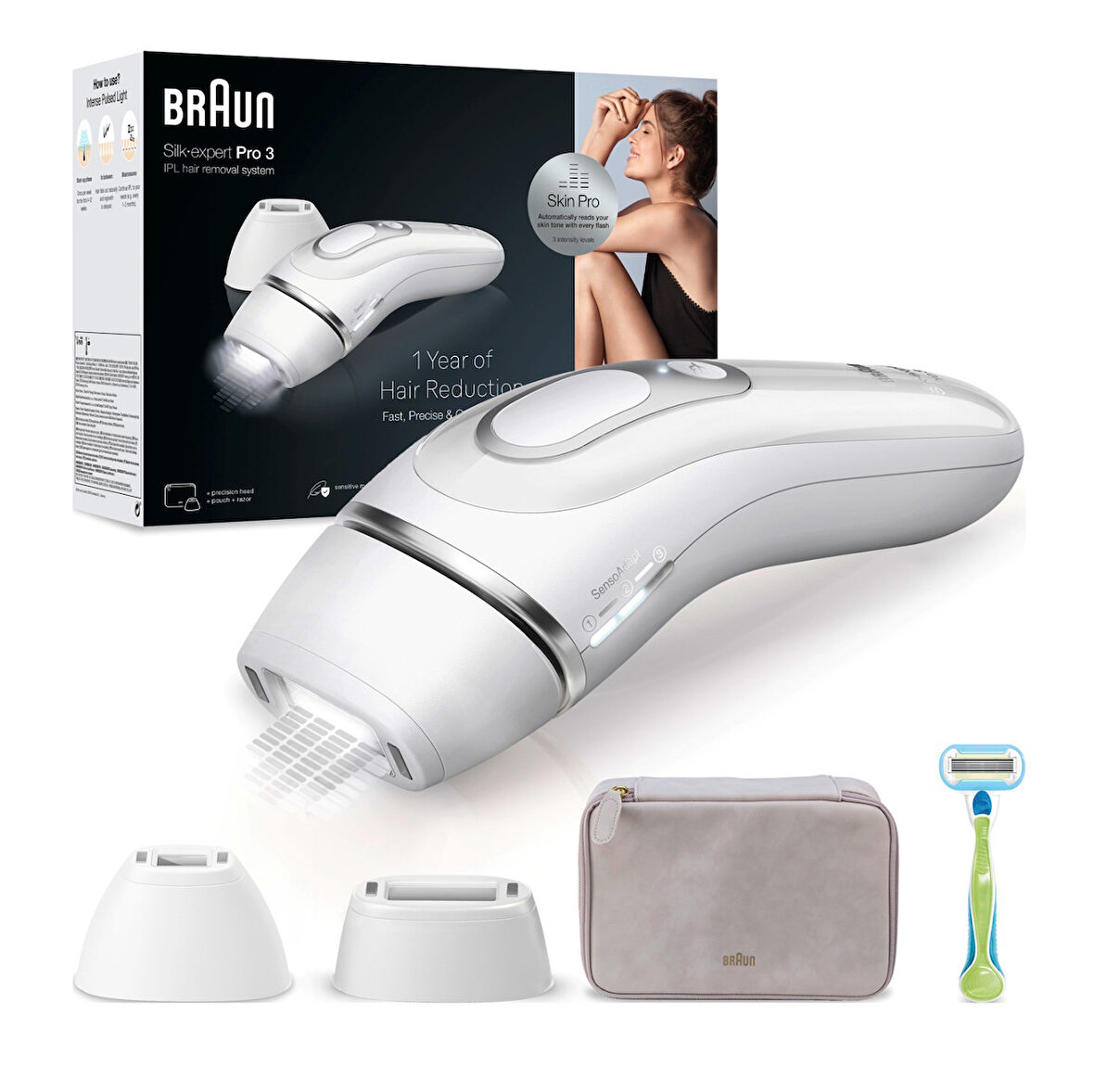 Braun Silk·Expert Pro3 PL3132 Yeni Nesil IPL Tüy Alma Cihazı