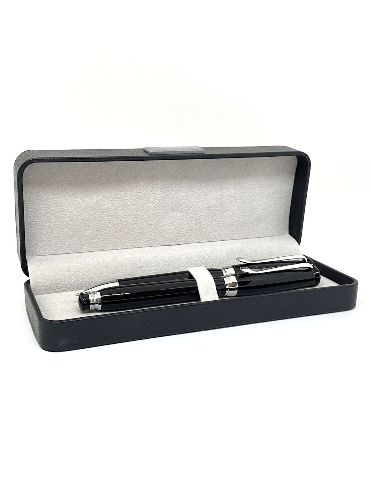 Zarif Siyah Lake Roller Kalem - Prestij Kutusunda