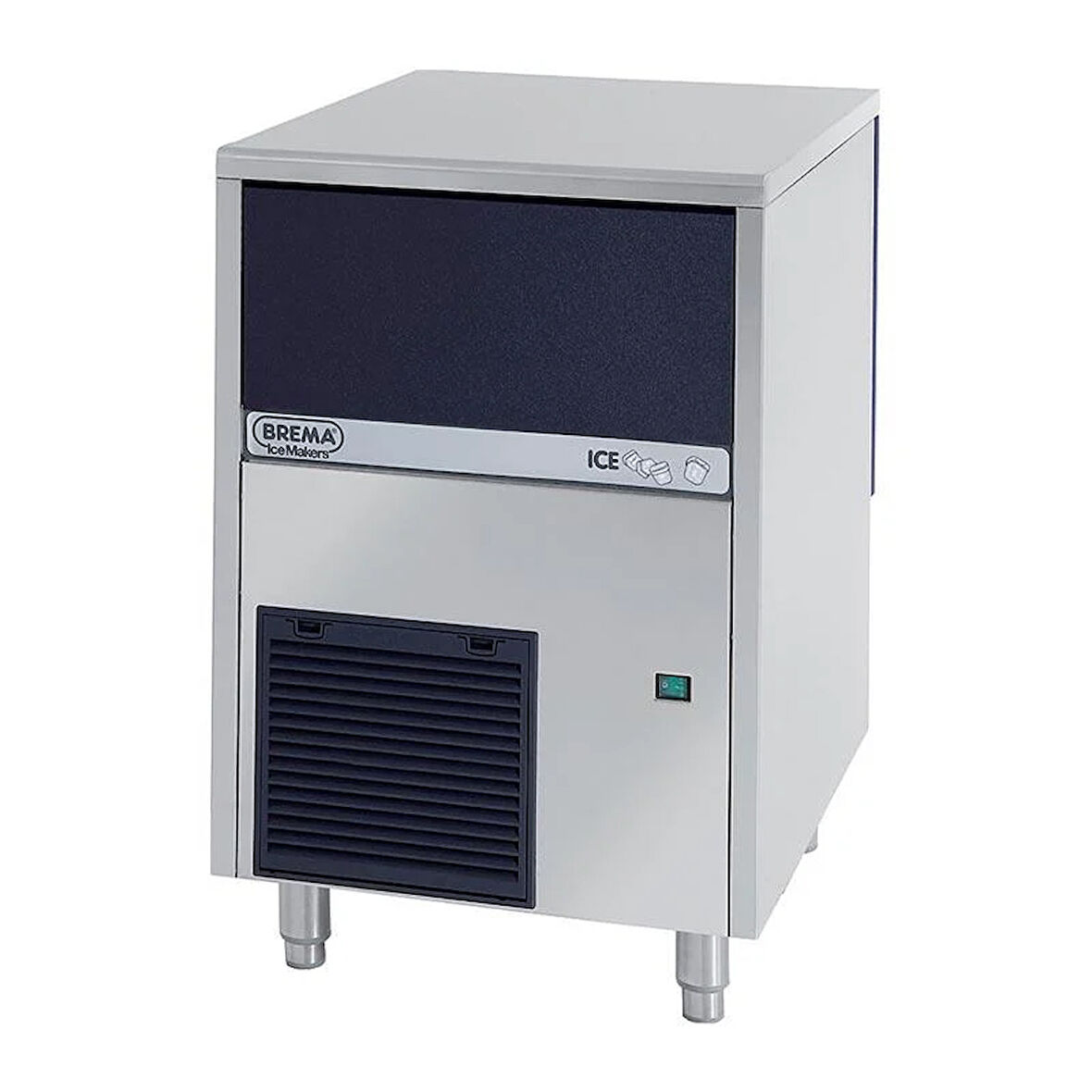 Brema Gurme Küp Buz Makinesi, 44 kg/gün Kapasiteli Hazneli