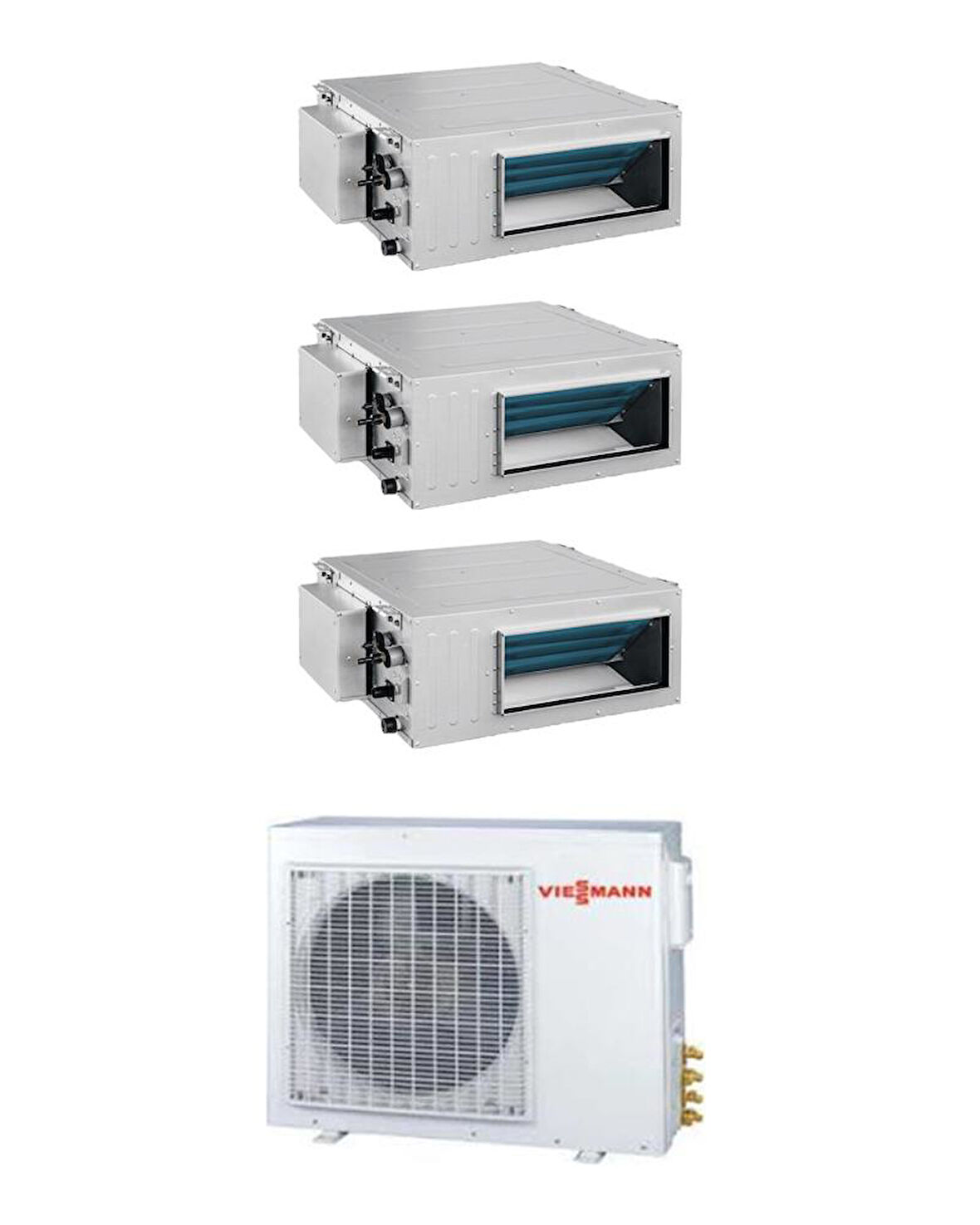 Viessmann Kanallı Multi 1+3 Sistem (O4F3100M2) 9+18+18 iç 10,5 kW Dış Ünite