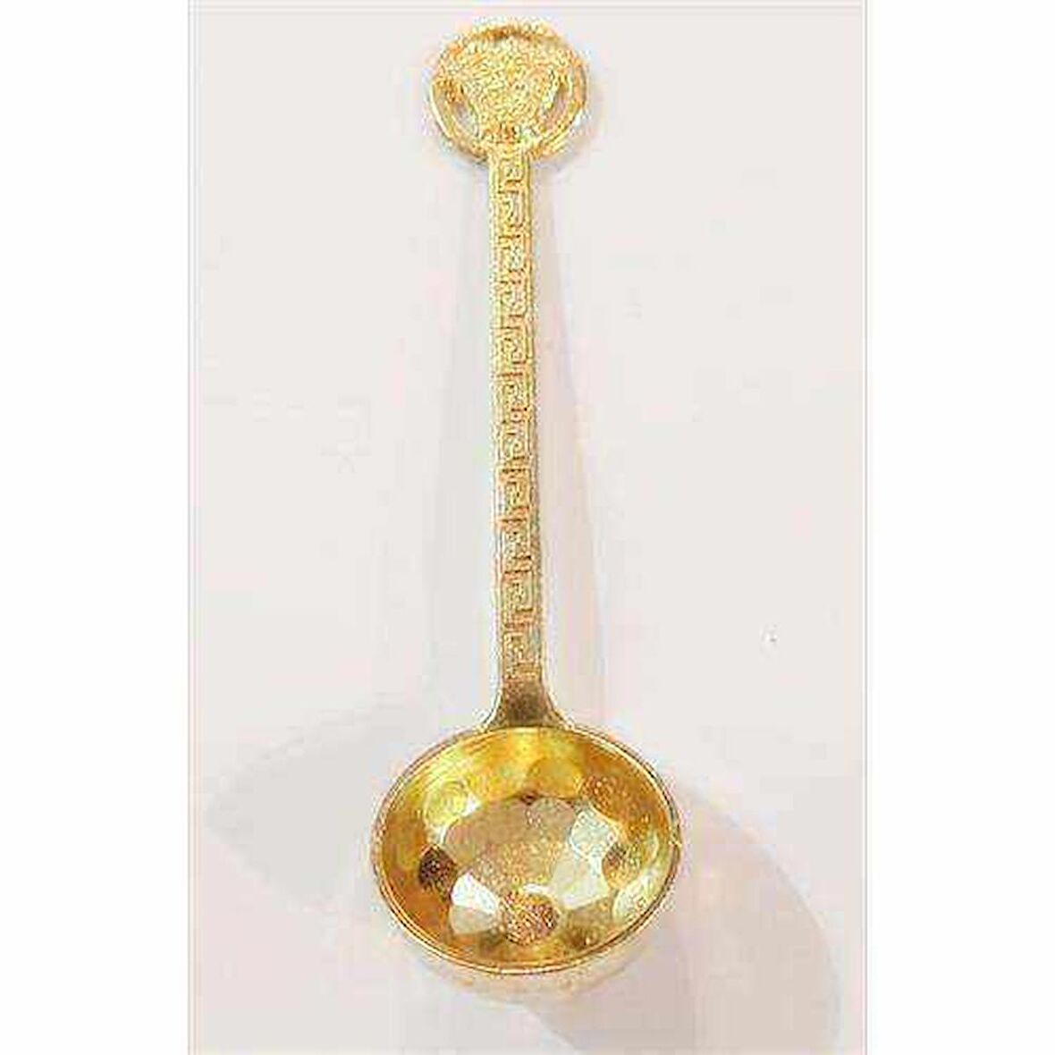 TransForMacion Vintage El Yapımı Gold 3 lü Şeker ve Ölçü Kaşığı Seti