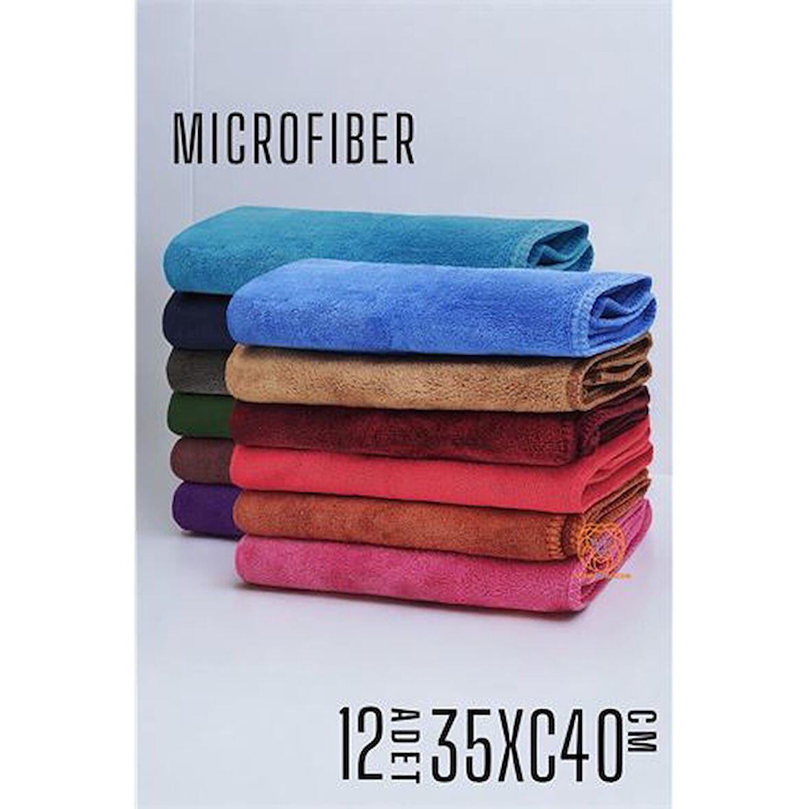  MicroFiber Temizlik Bezi 12 ADET Towel Design