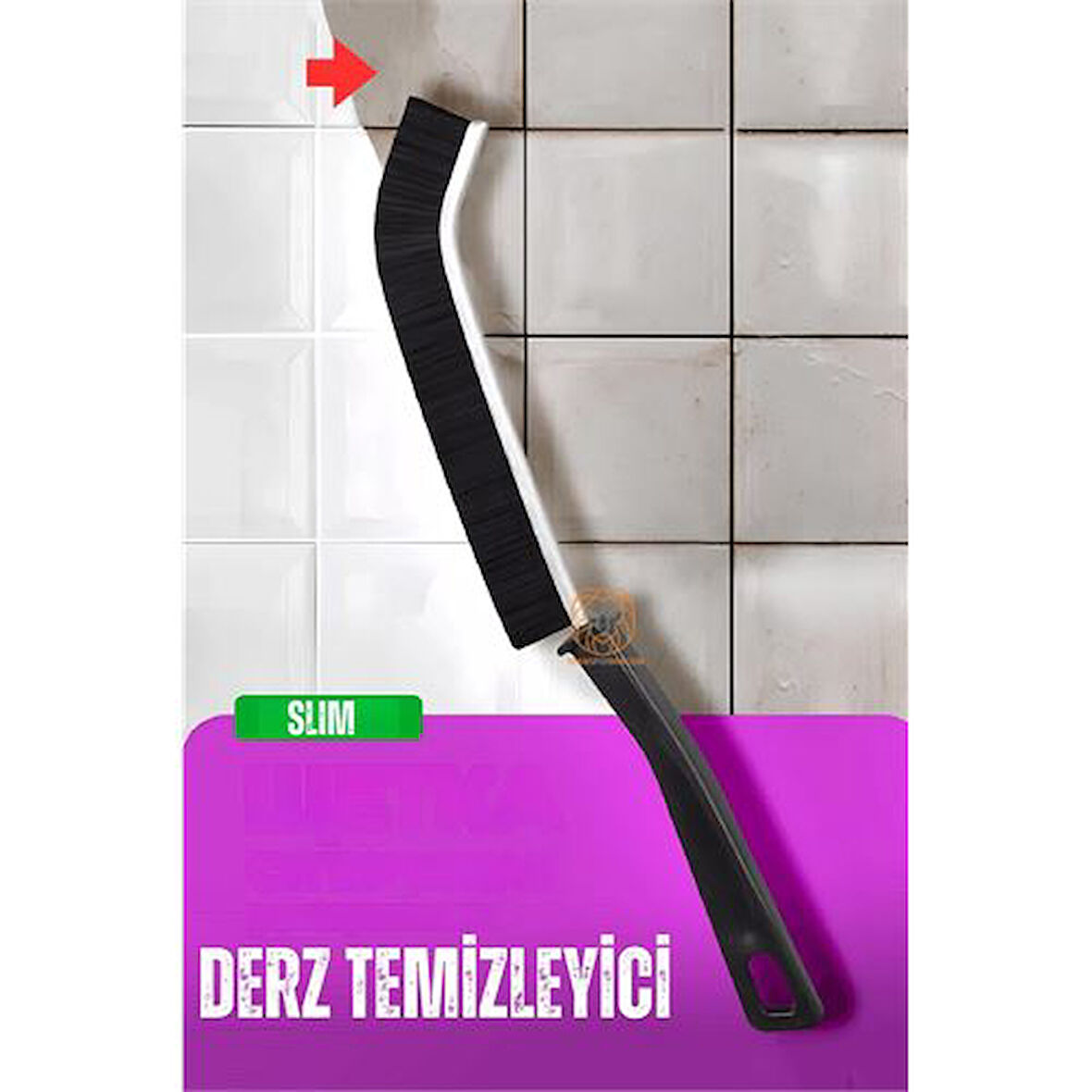  Derz Fırçası Slim Çok Dar Bölge Fırçası