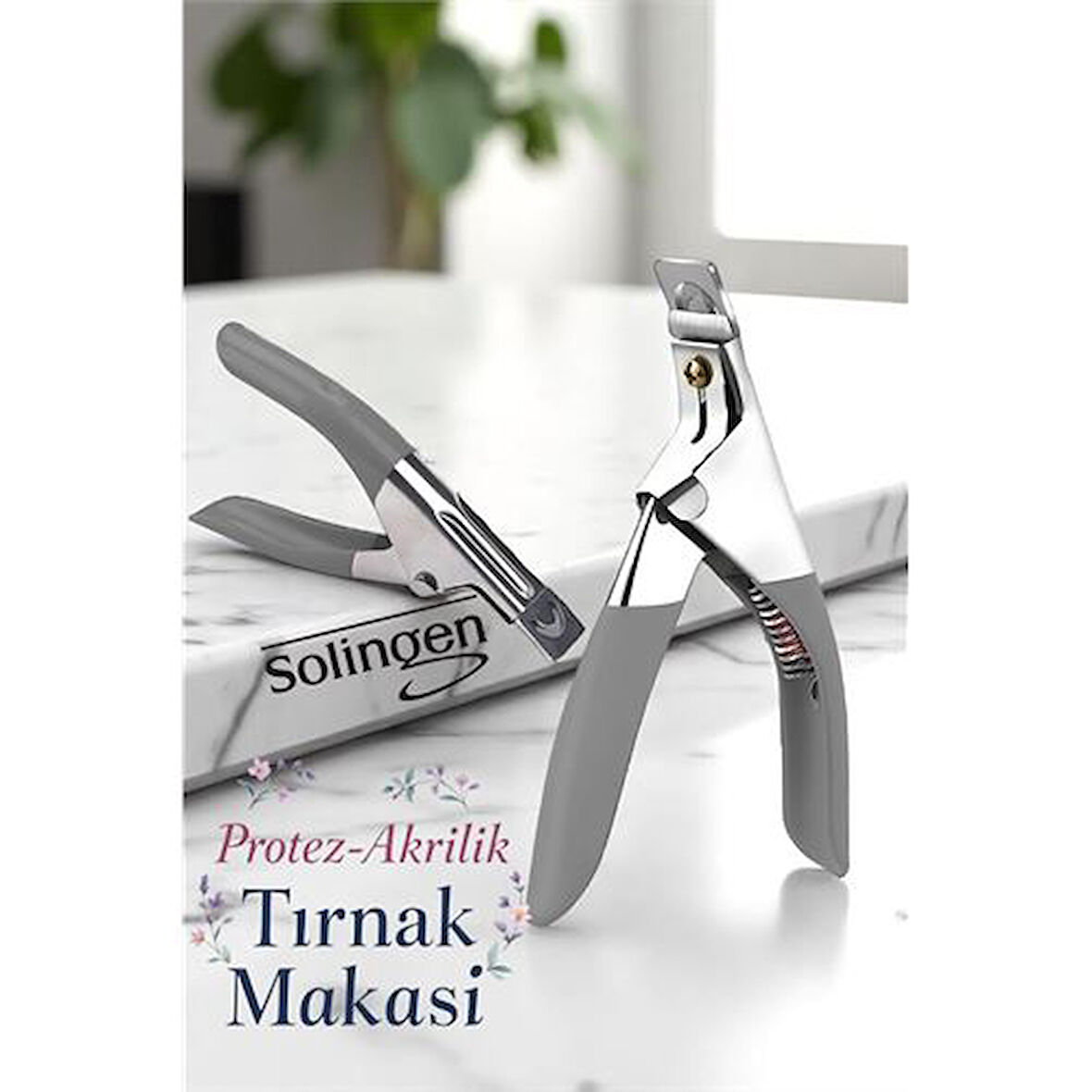 Modacar Akrilik Tırnak Makası - 3 Model Kesebilen Protez Tırnak Kesici Solingen Professional