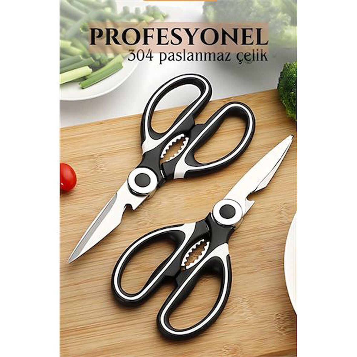 Modacar Tavuk Makası Profesyonel 304 Çelik Mutfak Makası