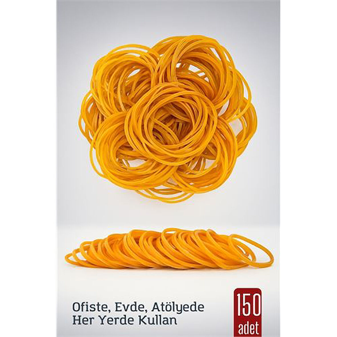 Modacar Ambalaj Lastiği - Paket Lastiği - Para Lastiği 64MM 150 Adet