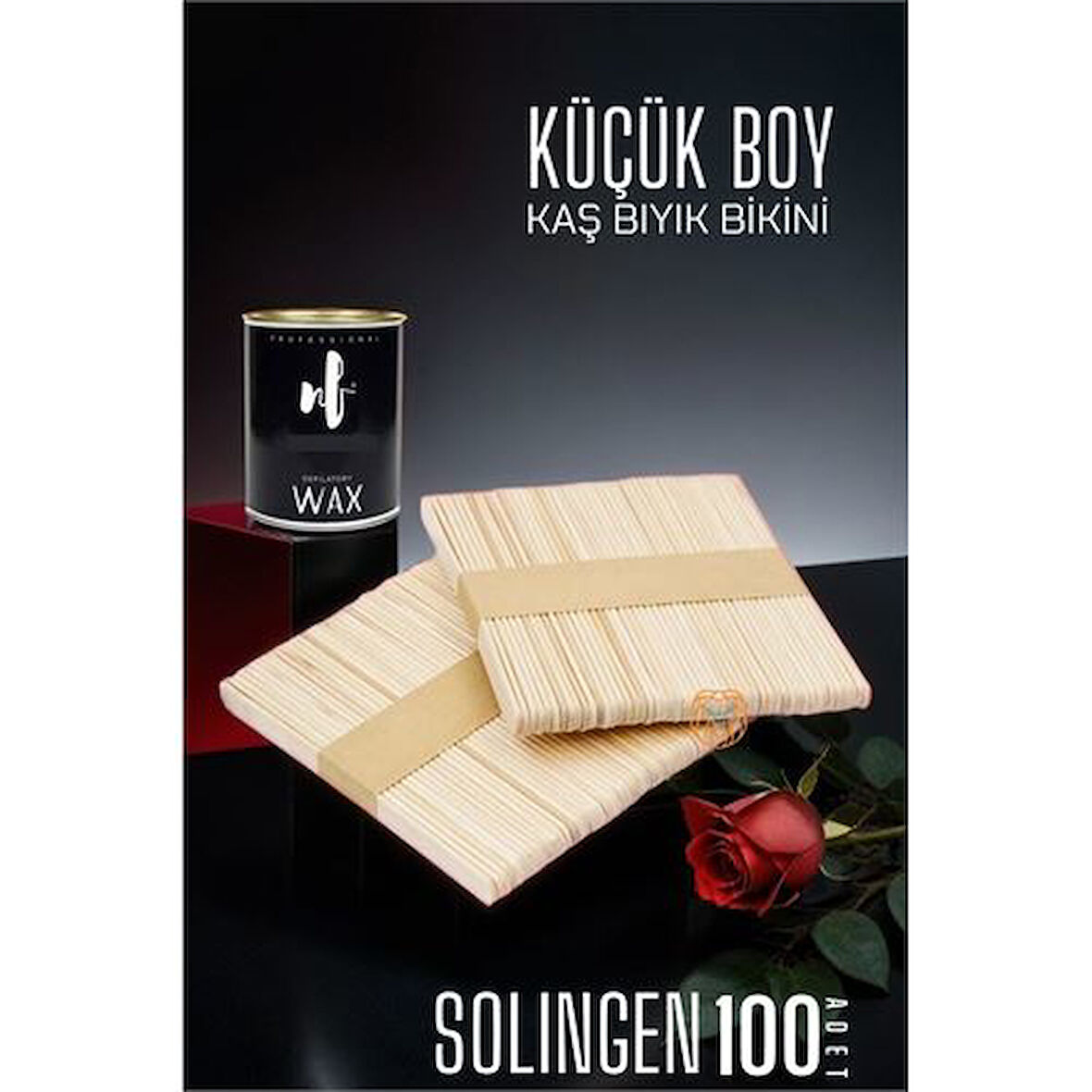  Ağda Spatulası Solingen Küçük Boy 100 ADET