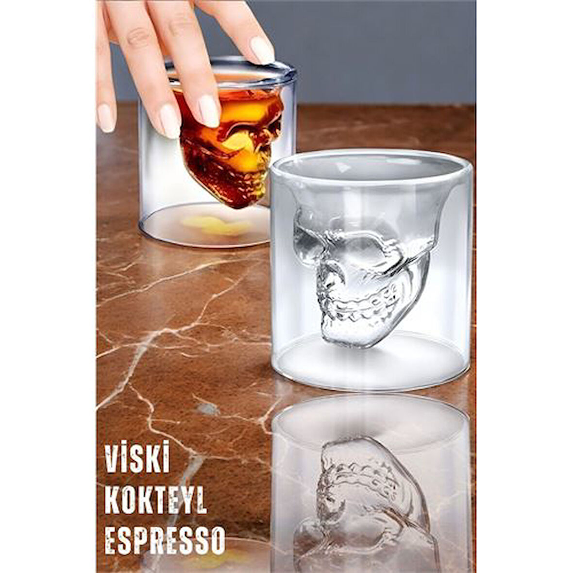  Shot Bardağı Viski Kokteyl Espresso