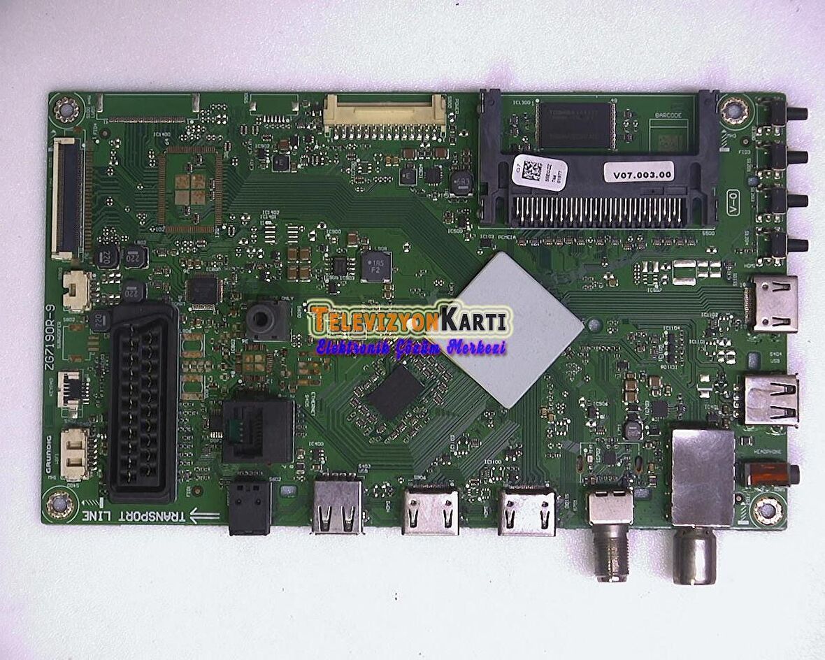S5EOZZ,ZG7190R-9,ARÇELİK A49L 6652 5B,Main Board