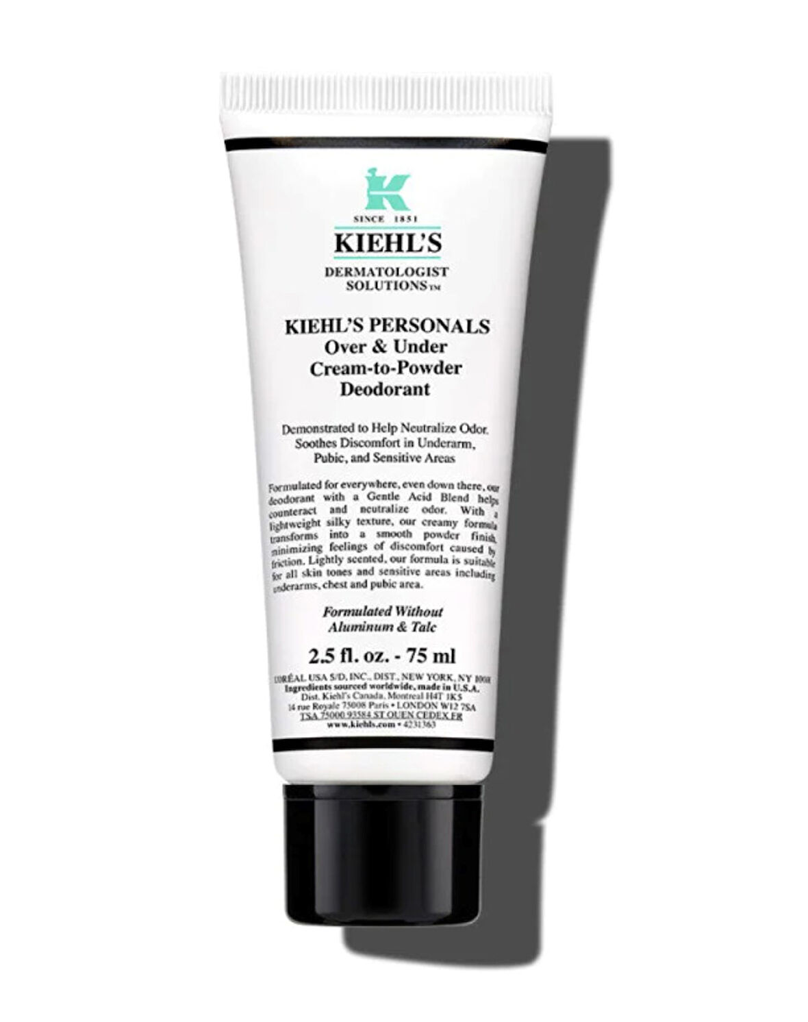 Kiehl's Over & Under Cream-To-Powder Deodorant 75 ml