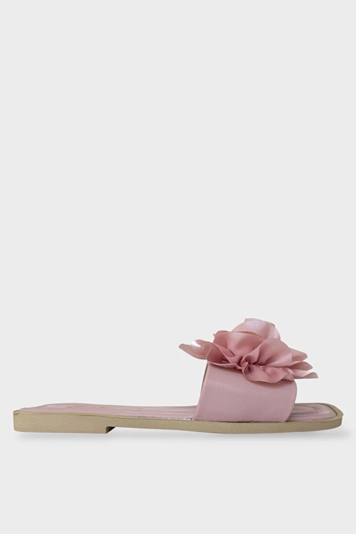 Kadın Gül Çicekli Hediyelik Bohçalık Çeyizlik Terlik PUDRA