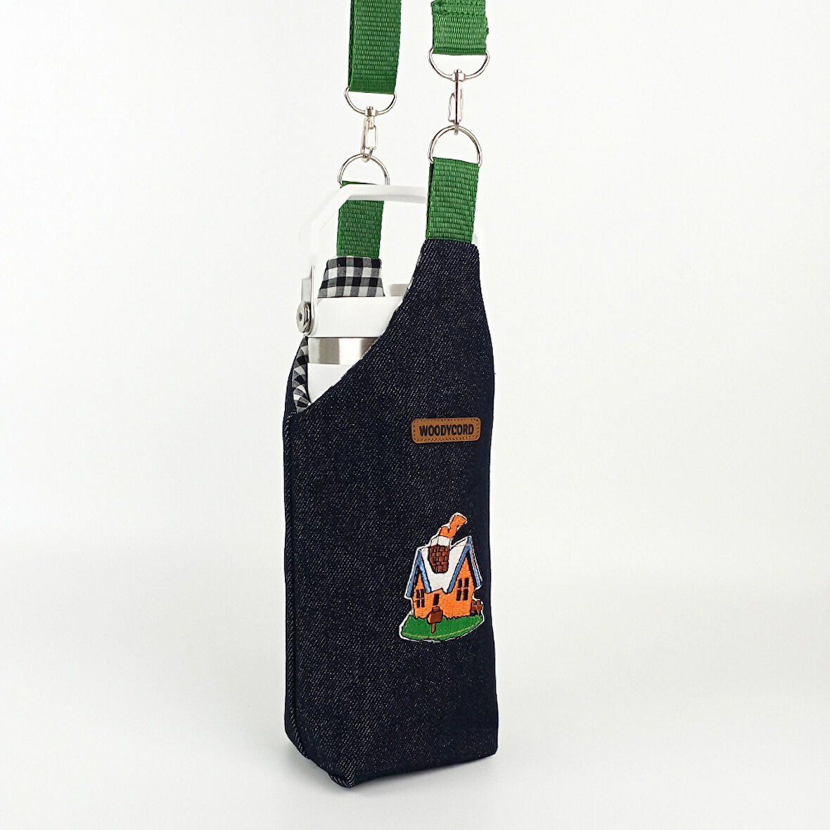 Woodycord El Yapımı U Model Turuncu Ev Matara Termos Kılıfı  iceflow 0,89