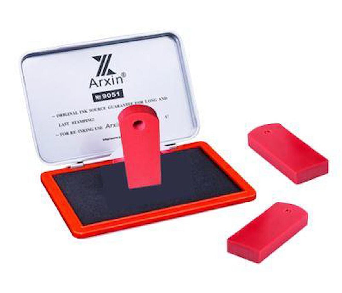 Mühür Kauçuk Alaşım Kırmızı Jiklet Kaşe 6mmx15mmx40mm