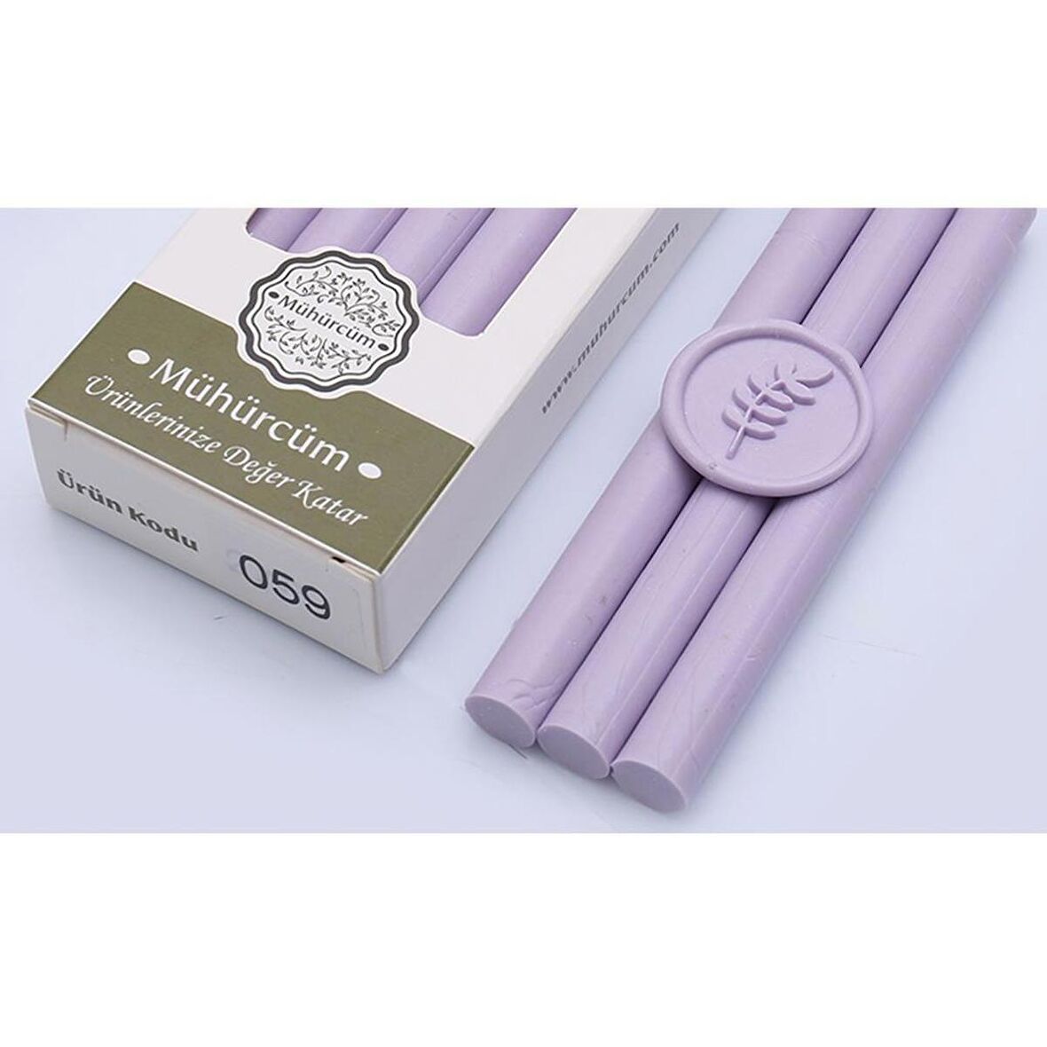 Mühür Mumu Çubuk 11mmx120mm 10 lu Paket Model: 59 LAVANTA SÜTLÜ