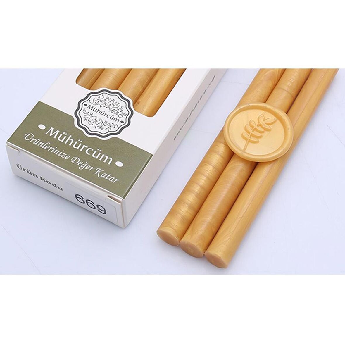 Mühür Mumu Çubuk 11mmx120mm 10 lu Paket Model: 669 SATEN HARDAL