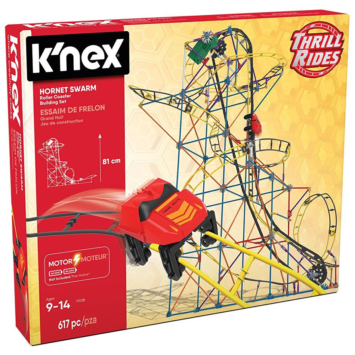K'Nex Hornet Swarm Roller Coaster Set 17038 ( Motorlu )