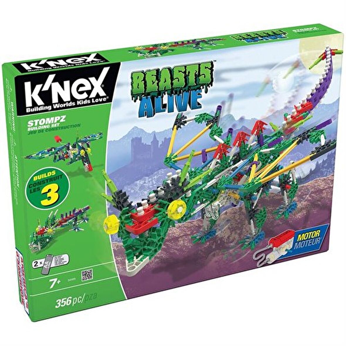 K'Nex Stompz Yapım Seti (Motorlu) Beasts Alive