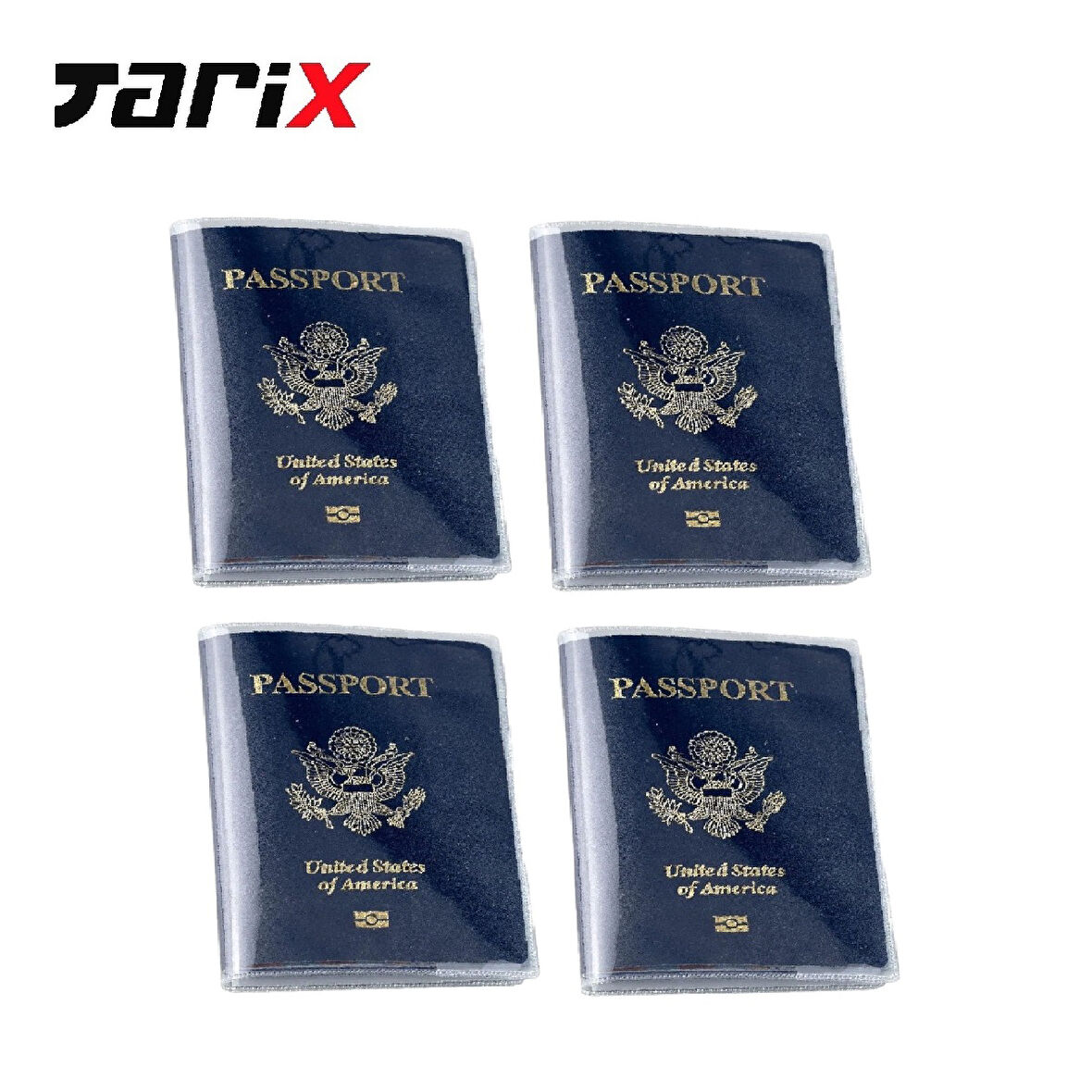 Tarix Şeffaf Pvc Pasaport Kılıfı,pasaport koruyucu,pasaport kabı 4 ADET