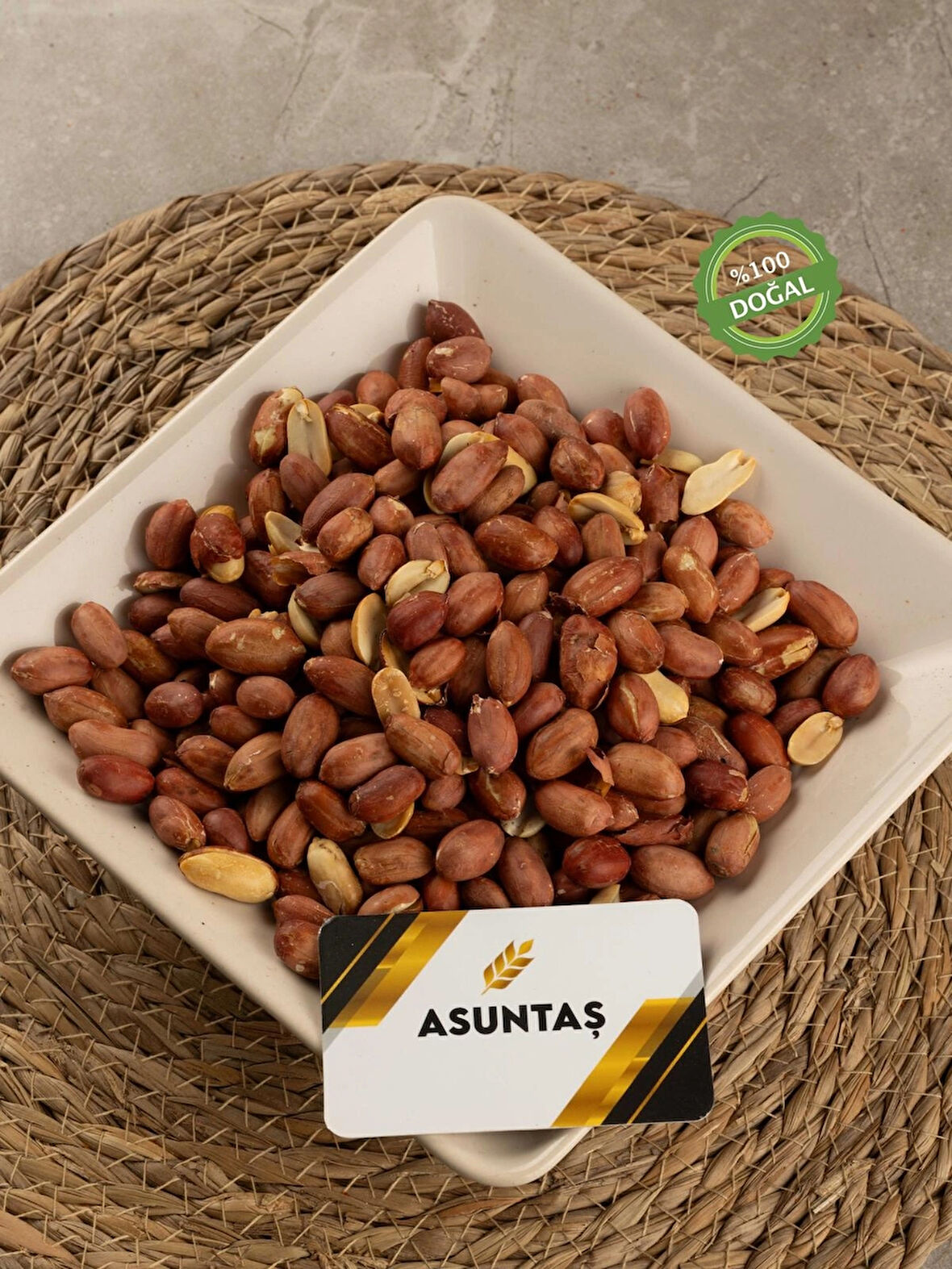 Taze Kavrulmuş Tuzsuz Yer Fıstığı Vakumlu 500g