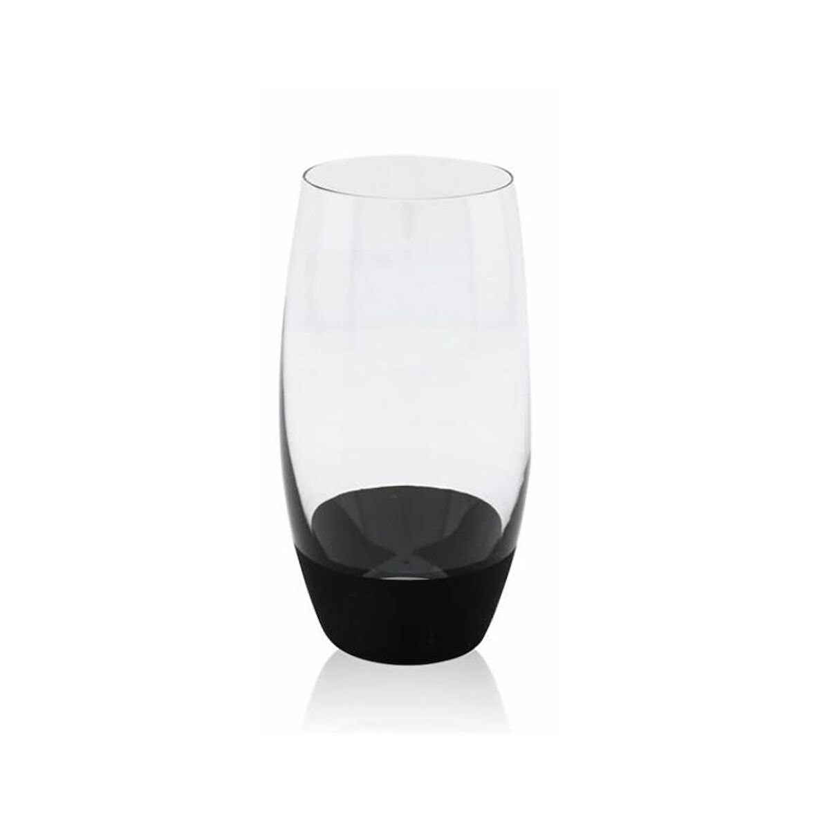 Wanelli Wn1176 Ballet Siyah Meşrubat Bardak 6 Lı 550 Ml