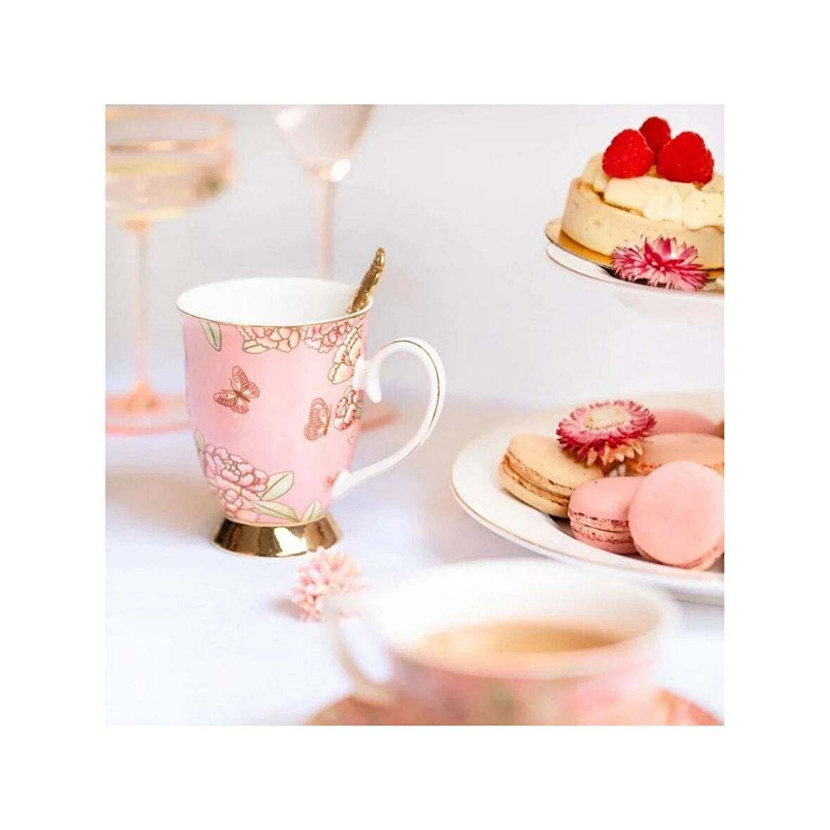 Cristina Re Teacup Saucer Enchanted Butterfly