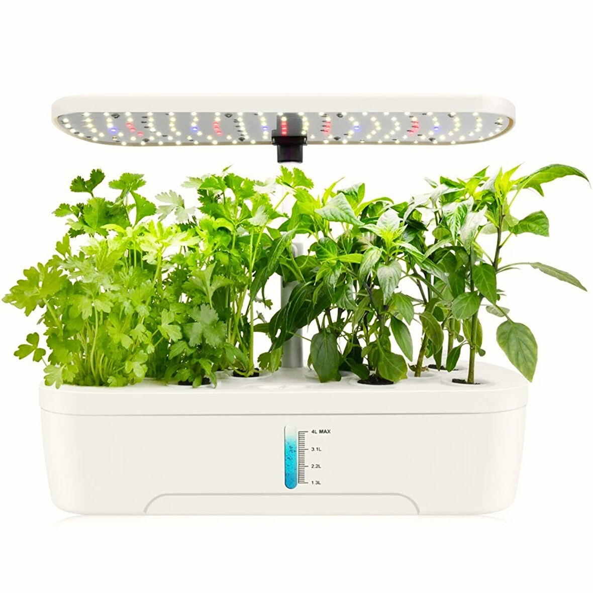 HyMark Hidroponik Topraksız 12 Bölmeli Bitki Yetiştirme Kiti 3 Mod 139 LED Tam Spekturumlu Bahçe Kiti