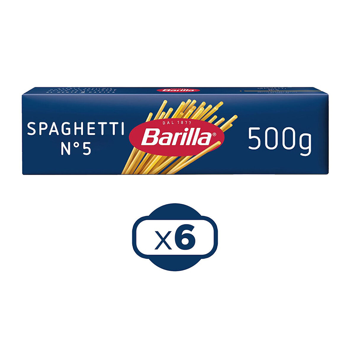 Barilla Spagetti No.5 500 G X 6 Adet