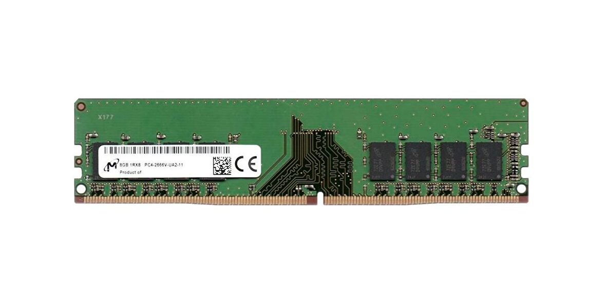 Micron MT8ATF1G64AZ-2G3B1 8GB DDR4 2400MHz CL17 Masaüstü Bellek