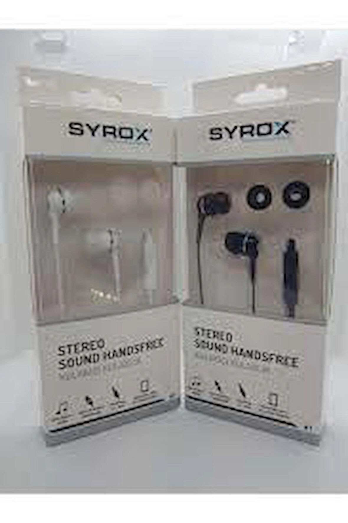 Syrox K1 Mikrofonlu Kulak İçi Kulaklık - SİYAH