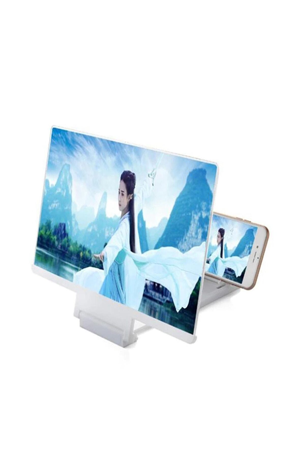 Katlanabilir Telefon Ekran Büyüteci Büyük Boy
