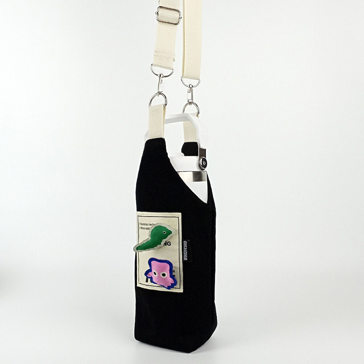 Woodycord El Yapımı U Model İkili Broşlu Termos Kılıfı  iceflow 0,89