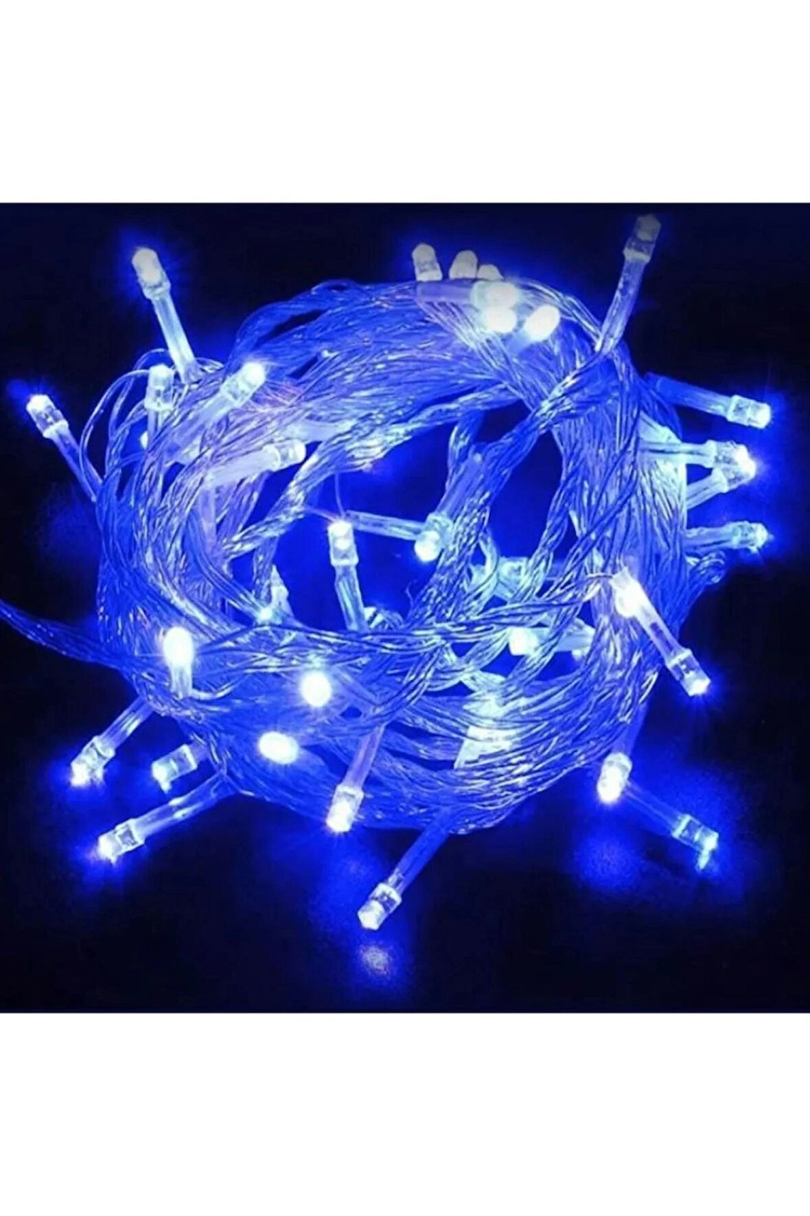 Yps-100m Mavi Işık Yılbaşı Süsü 10 Mt 100 Ledli 220 Volt