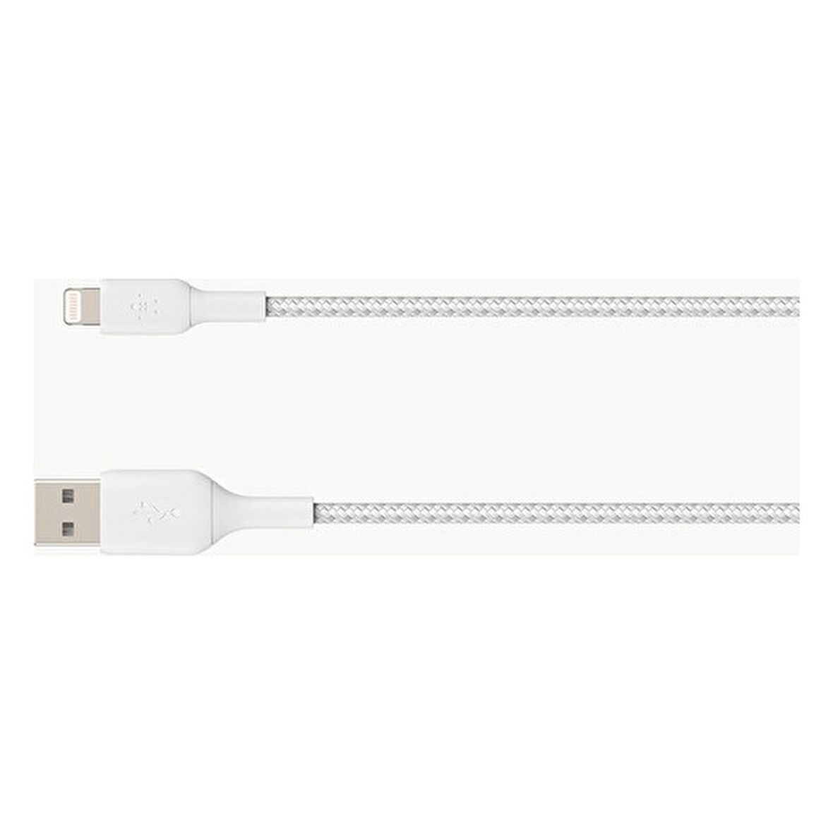 Belkin Örgülü Apple Lightning Hızlı Şarj ve Data Kablosu 1m Beyaz / CAA002BT1MWH