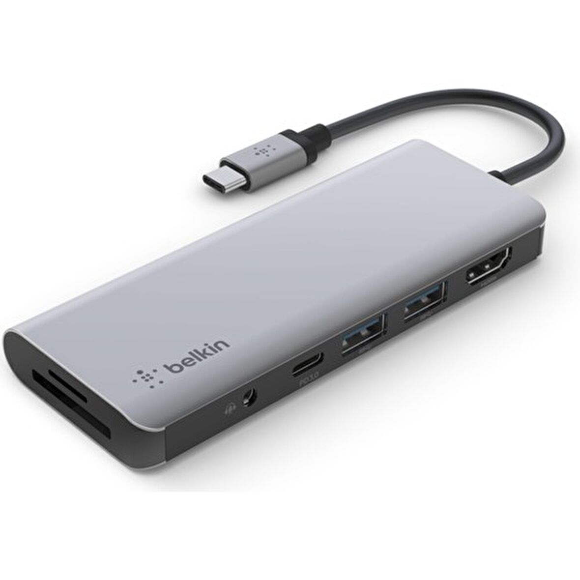 Belkin USB-C 7 in 1 Multiport Çoklayıcı Adaptör / AVC009BTSGY8