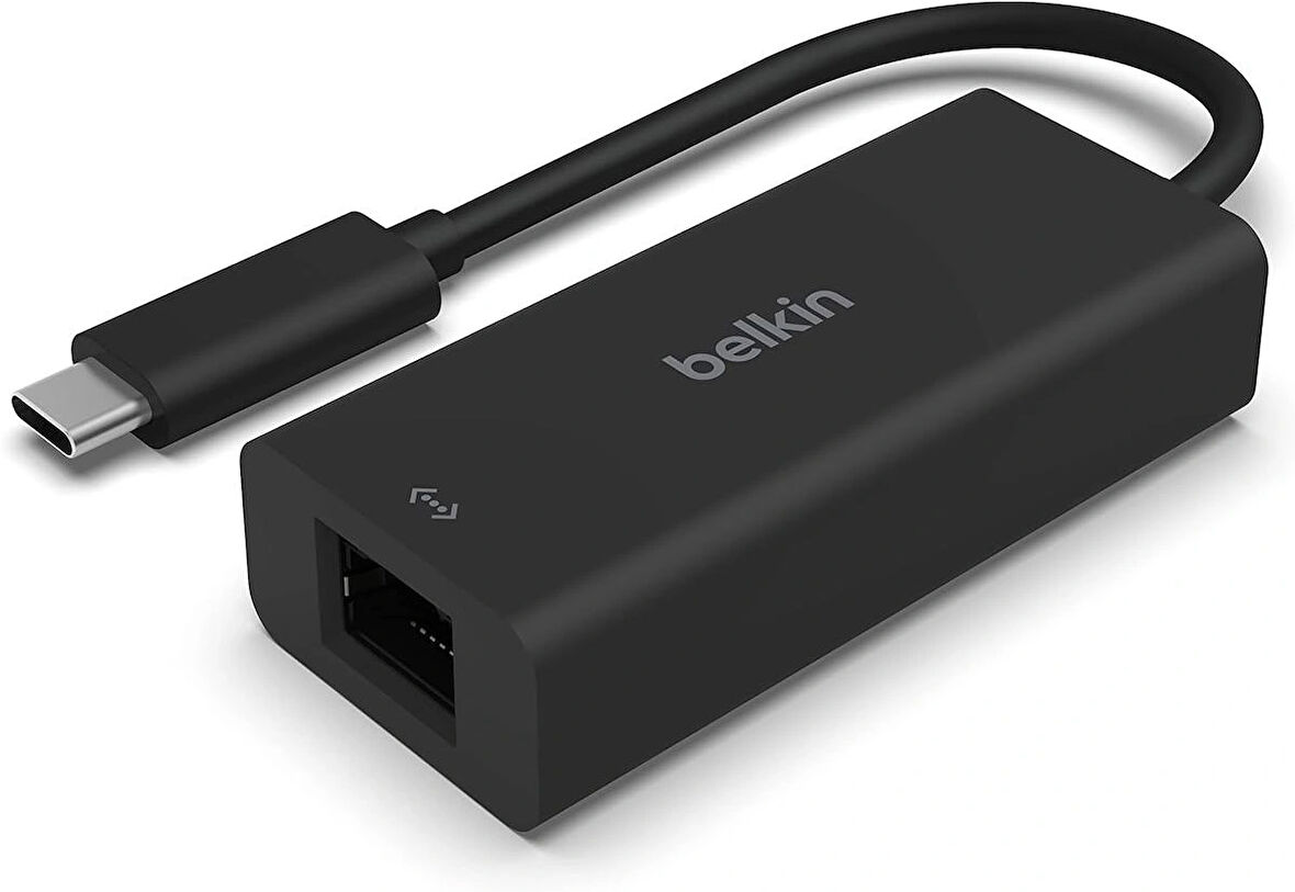 Belkin USB-C - 2,5 GB Ethernet adaptörü, USB IF sertifikalı Thunderbolt 3 ve 4/USB-C LAN