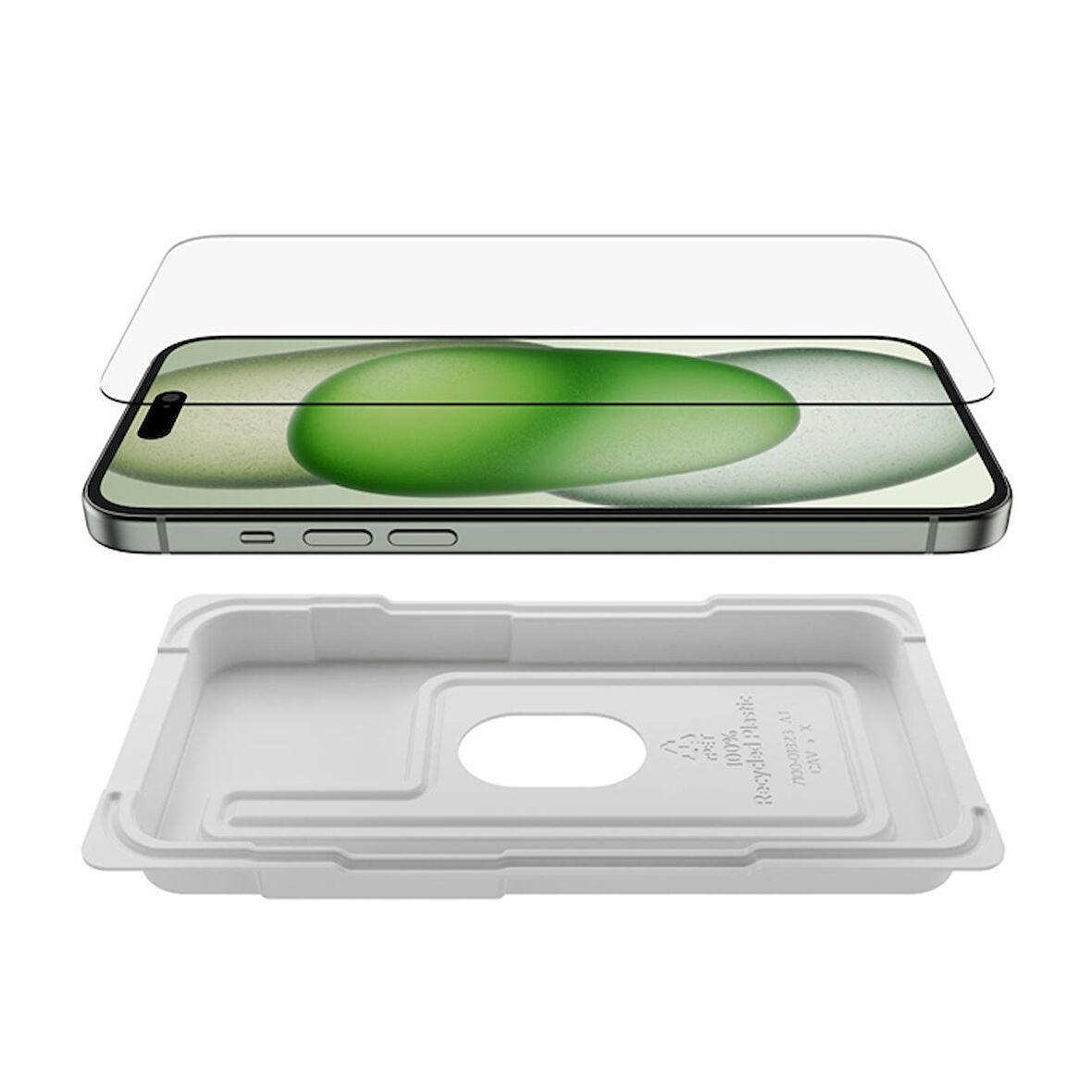 Belkin OVA136ZZ iPhone 15 Plus Screen Force Temperli Cam İşlemli Ekran Koruyucu