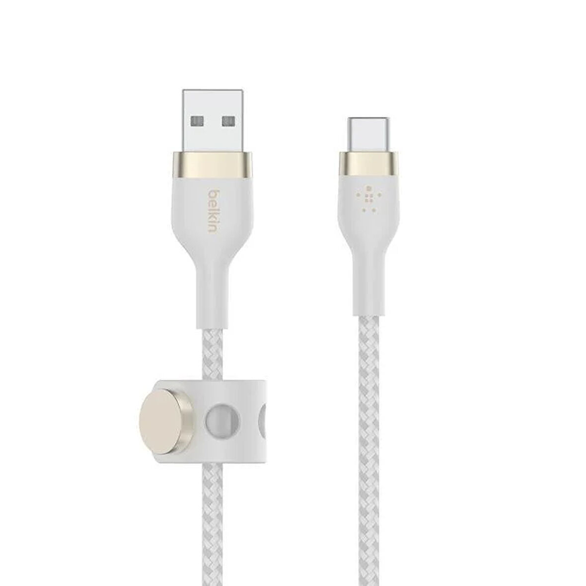Belkin CAB010DS1MWH BOOST↑CHARGE Pro Flex USB-A to USB-C 1M Kablo - Beyaz