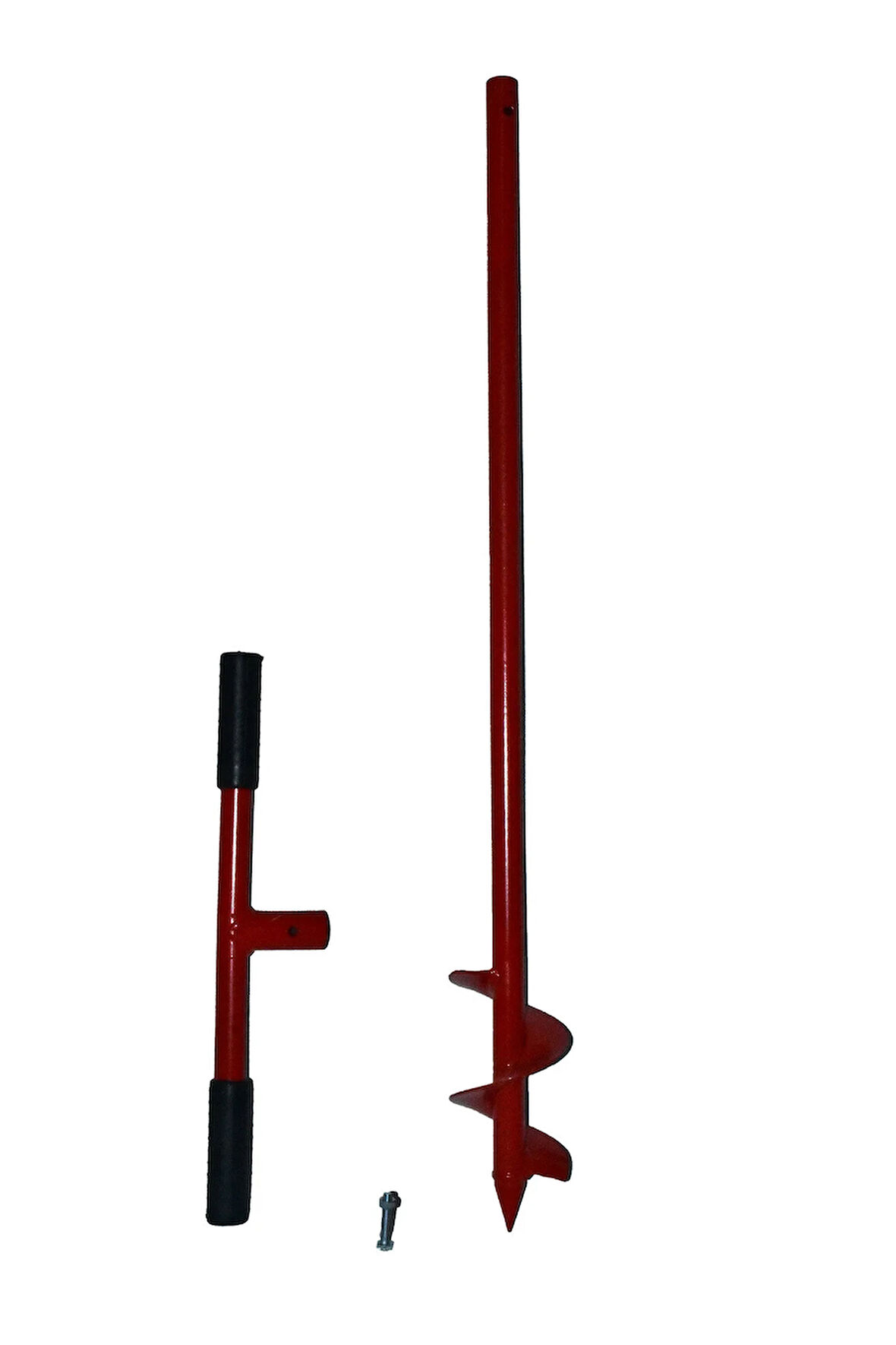 Montaj Kollu Toprak Burgusu Çit Dikme Makinesi 15 cm çap