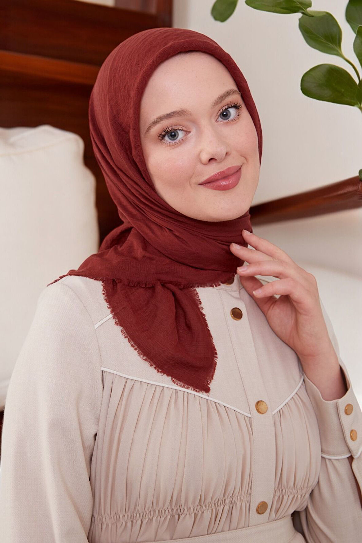 Alcanavm Levidor Line Cotton Eşarp