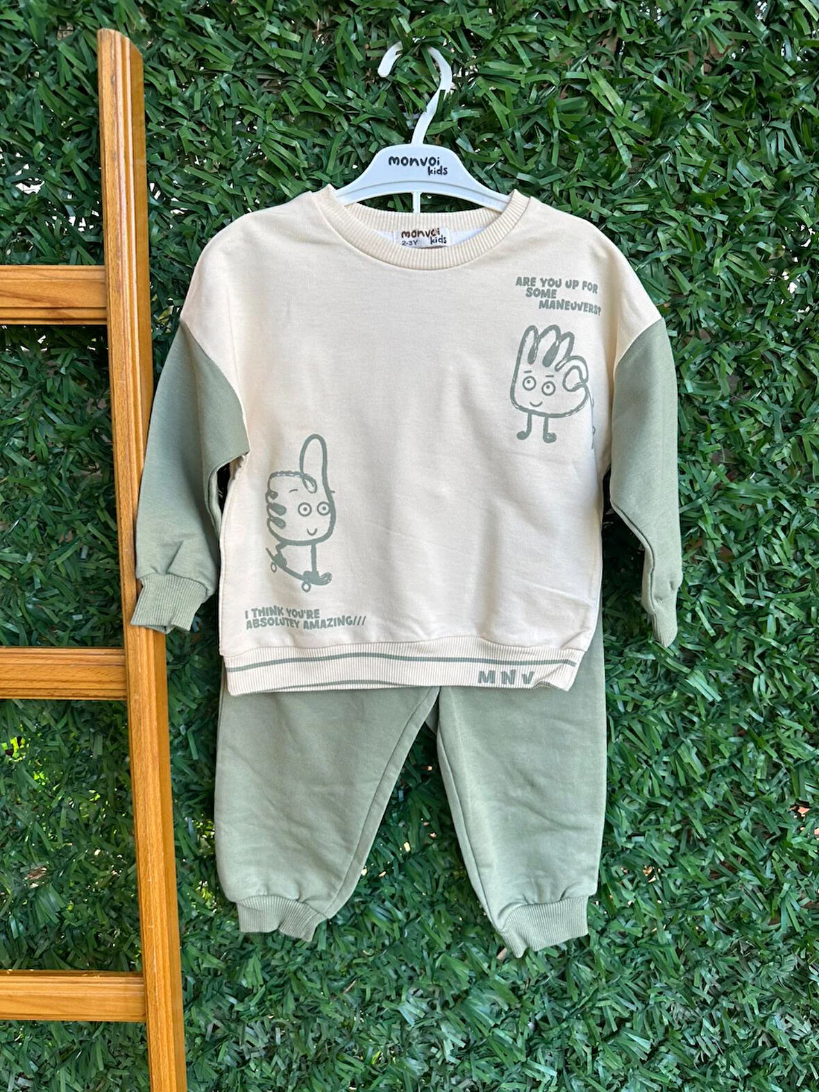 Konuşan Parmak Baskılı Alt Üst Takım